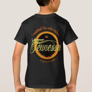 見られた日食TNの子供のワイシャツ Tシャツ