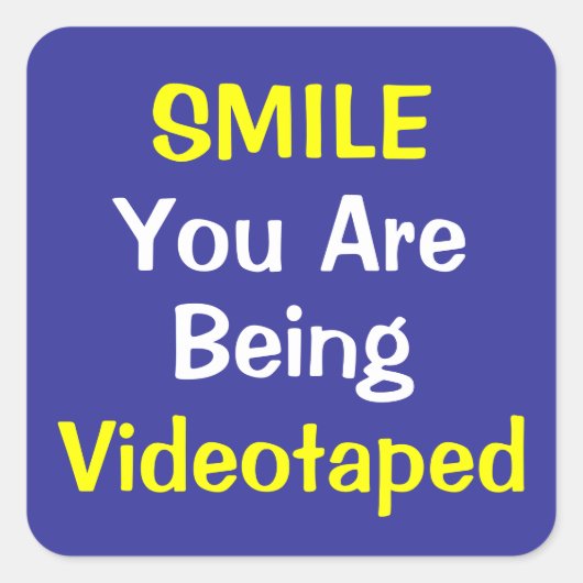 見られてる！ スクエアシール (正面)