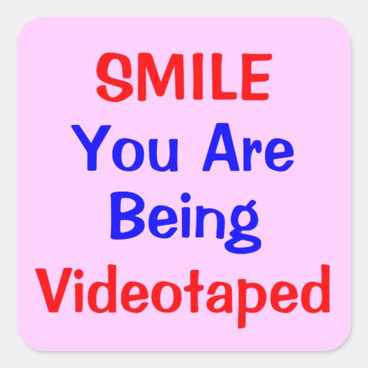 見られてる！ スクエアシール (正面)