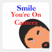 見られてる！ スクエアシール (正面)