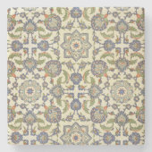 「見られるようにアラビアの芸術からのQasr Rodouanのタイルを、囲んで下さい ストーンコースター (正面)