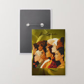 「見られる」女性史の月 缶バッジ (正面/裏面)