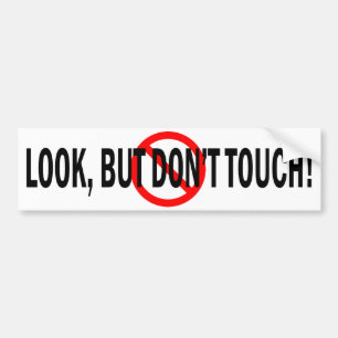見るが見ないTouch バンパーステッカー