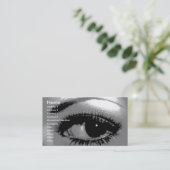 見ることは信じましたりまたは美しい目 名刺 (スタンド正面)