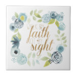 見るより信仰の道 タイル<br><div class="desc">スタジオWではWalk by Faith,  Not by Sightという言葉縁どの美しいフローラを取り上げている。</div>