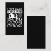 見るアニメオタクガール日本の漫画マンガファン 名刺 (正面/裏面)