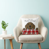 見るチョコレートラブラドール台所 クッション (椅子)