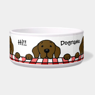 見るチョコレートラブラドール台所 ボウル
