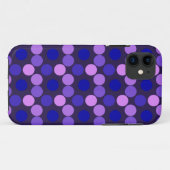 見るドット紫ピンクiPhone 5 5sケース Case-Mate iPhoneケース (裏面(横))