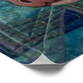 見る人の目（キャンバス印刷） ポスター (角)