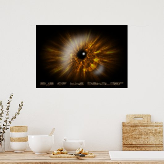 見る人の目 ポスター (キッチン)