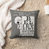 見る信じことは目の図 クッション (ブランケット)