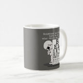 見る信じことは目の図 コーヒーマグカップ (正面右)