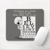 見る信じことは目の図 マウスパッド (マウス)