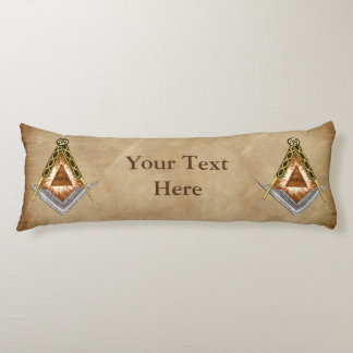 見る目を持つ四角形とコンパスの手 ボディピロー