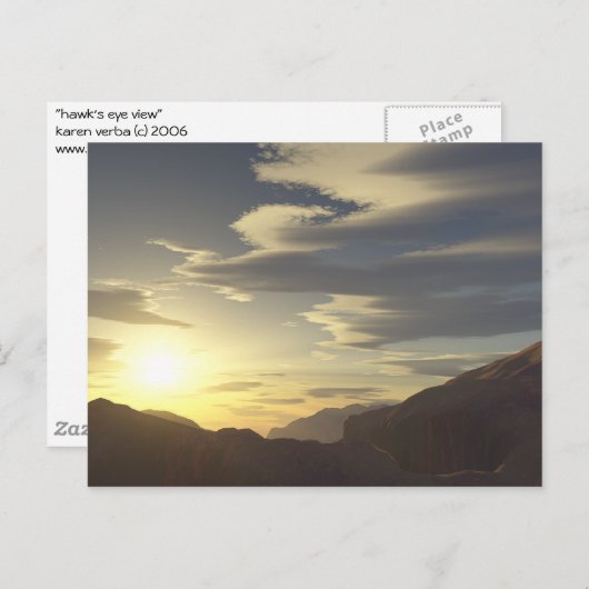 見る目 ポストカード (正面/裏面)