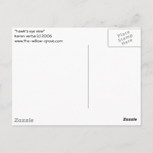 見る目 ポストカード (裏面)