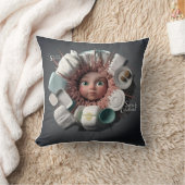 見る祝と: 3D見えない労働 クッション (ブランケット)