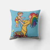 見る祝と: 3D見えない労働 クッション (裏面)