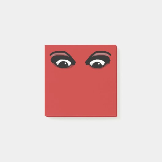 見る美しい目は書きます ポストイット (正面)