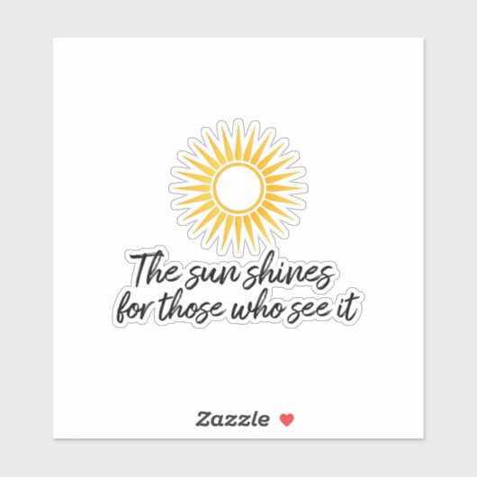 見る者は日が照る シール (シート)