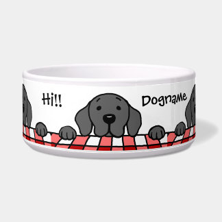 見る黒いラブラドール台所 ボウル