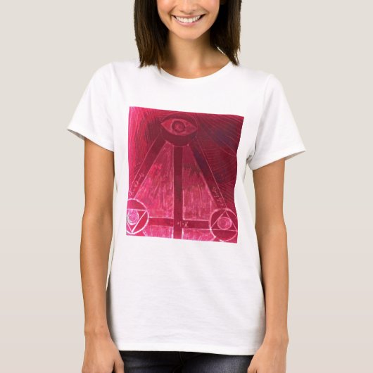 見る1つの目 Tシャツ (正面)