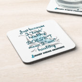 「見る」健康と蝶…墓参り コースター (左側)