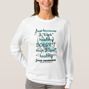 "見る"健康/蝶…PCOS Tシャツ