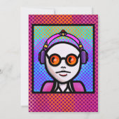 見る 見る シェード 招待状 (裏面)