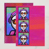 見る 見る シェード 招待状 (正面/裏面)