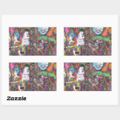 見る 長方形シール (シート)