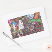 見る 長方形シール (封筒)