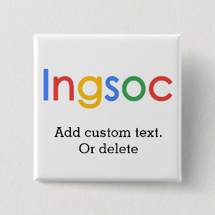 見るIngsoc Orwell 1984年のGoogle 缶バッジ