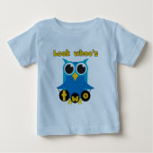 見るWhooの2誕生日Tシャツとギフト ベビーTシャツ (正面)