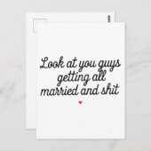 見ろ全てを手に入れた結婚したお前らおもしろい ポストカード (正面/裏面)