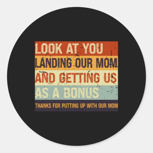 見ろ私たちの母を上陸させ、ボーとして私たちを得る ラウンドシール (正面)