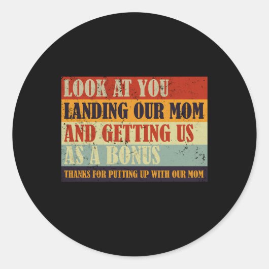 見ろ私たちの母を上陸させ、ボーとして私たちを得る ラウンドシール (正面)