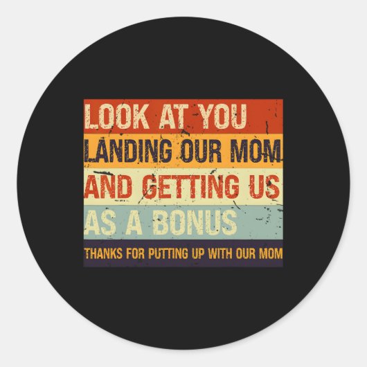 見ろ私たちの母を上陸させ、ボーとして私たちを得る ラウンドシール (正面)