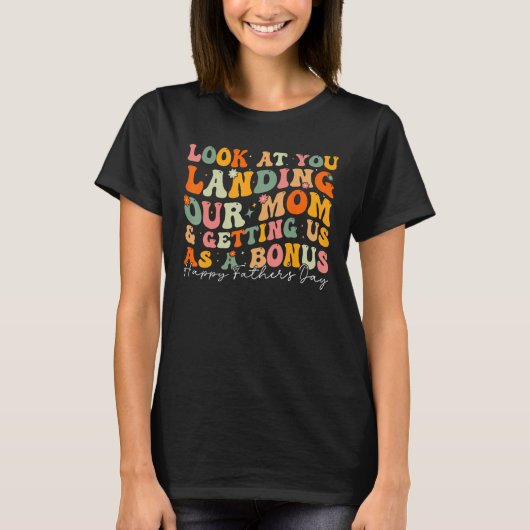 見ろ私たちの母を上陸させ、ボーとして私たちを得る Tシャツ (正面)