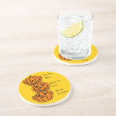 見ろ見ろ聞け話ない悪いカボチャのコースター コースター (側面)