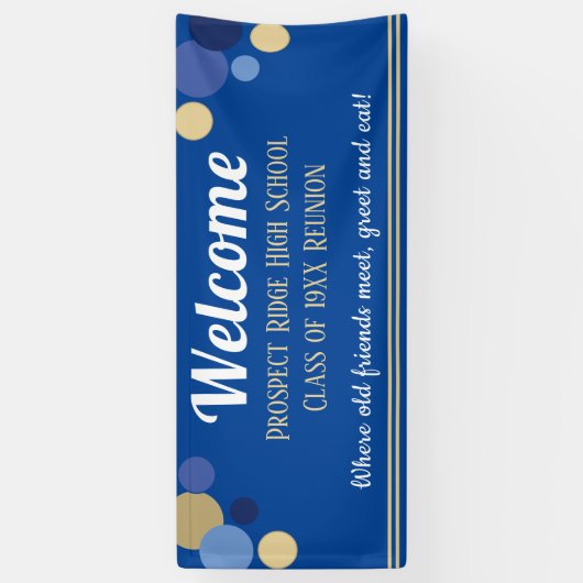 見ろ！おもしろいクラス懇親会バナー 横断幕 (縦)