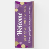 見ろ！おもしろいファミリ懇親会バナー 横断幕 (縦)