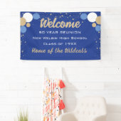 見ろ！おもしろい紙吹雪クラス懇親会バナー 横断幕 (インサイチュ)