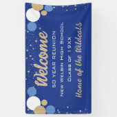 見ろ！おもしろい紙吹雪クラス懇親会バナー 横断幕 (縦)