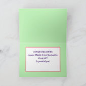 見ろ！カスタム中学校卒業カード！ カード (内部)