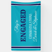 見ろ！カスタム婚約旗 横断幕 (縦)