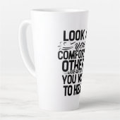 見ろ カフェラテマグ (左アングル)