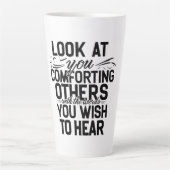 見ろ カフェラテマグ (正面)