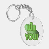 見ろ！...グリーンスカッシュ（冬瓜） キーホルダー (正面左)